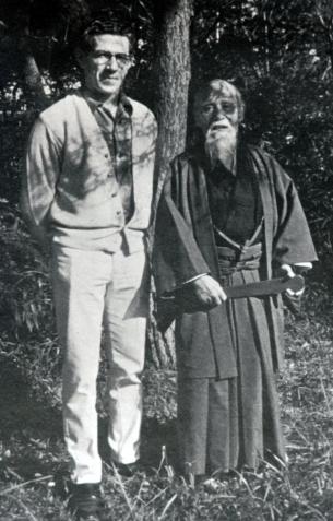 Robert Nadeau with Morihei Ueshiba